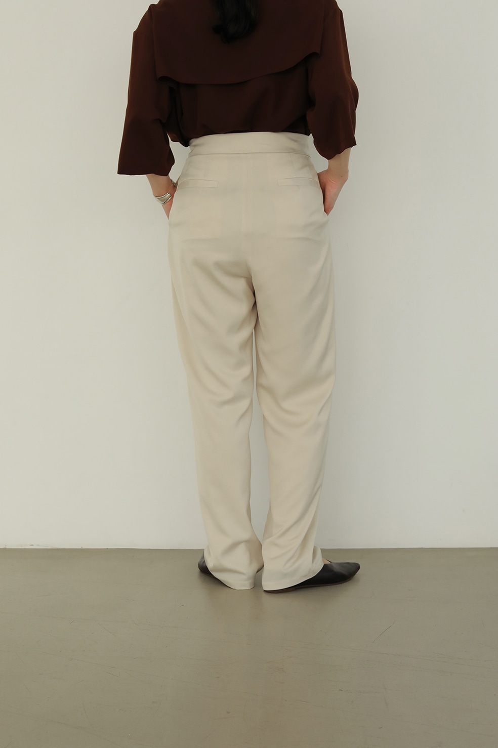 FOLD BELT STRAIGHT PANTS｜SKIRT/PANTS(スカート/パンツ)｜CLANE 