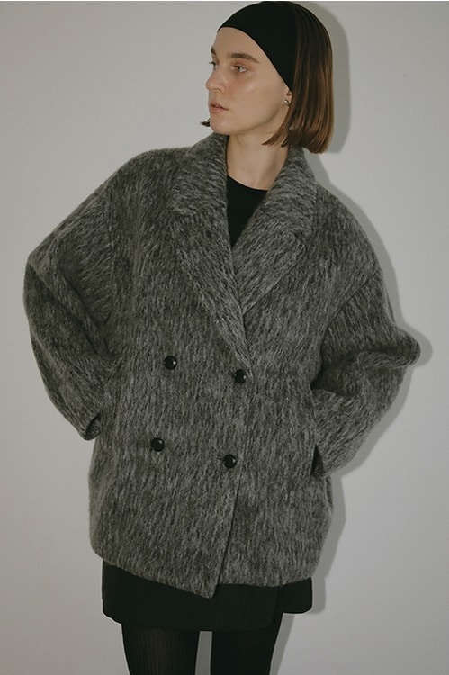 SHAGGY COCOON COAT