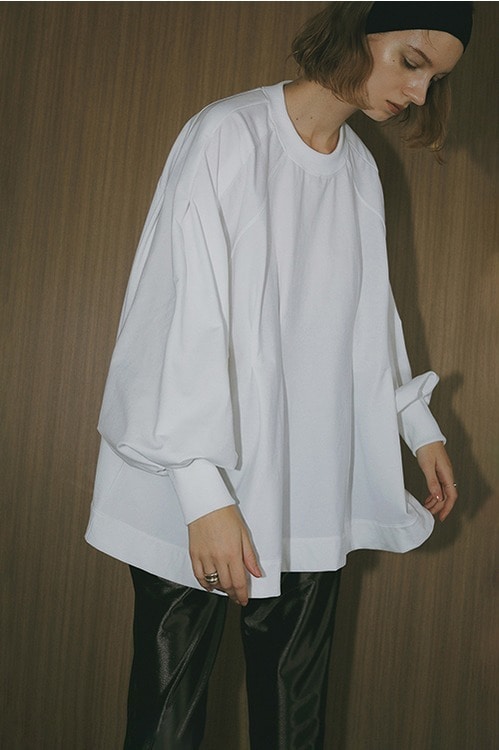 【24AW PRE ORDER】WAIST TUCK VOLUME SLEEVE SWEAT