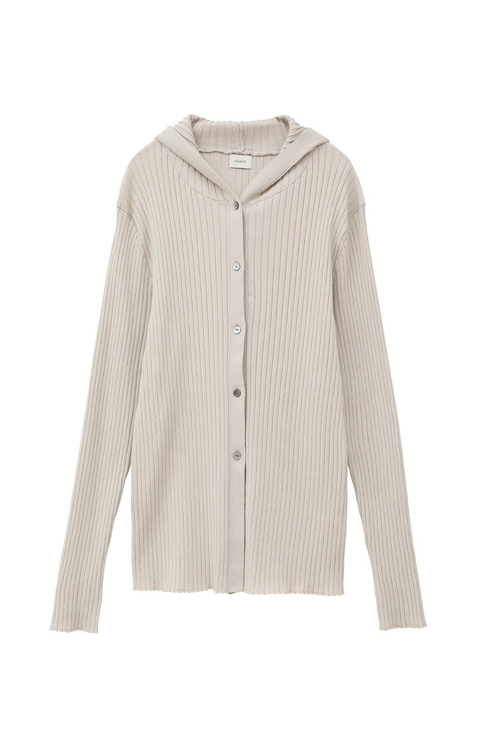 HOODIE RIB KNIT TOPS｜TOPS(トップス)｜MANOF OFFICIAL ONLINE
