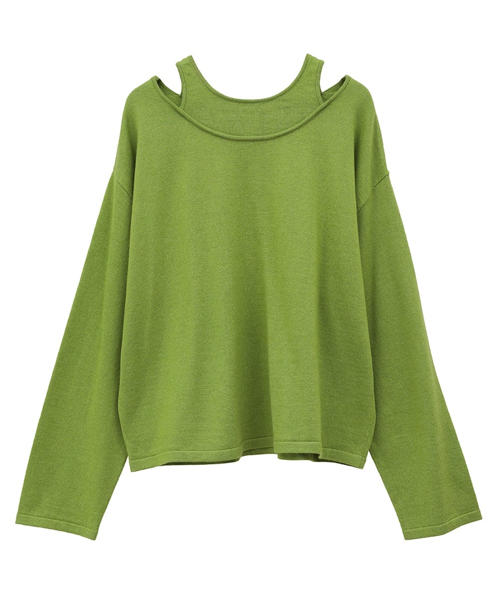 NECK LAYERED KNIT TOPS｜TOPS(トップス)｜MANOF OFFICIAL