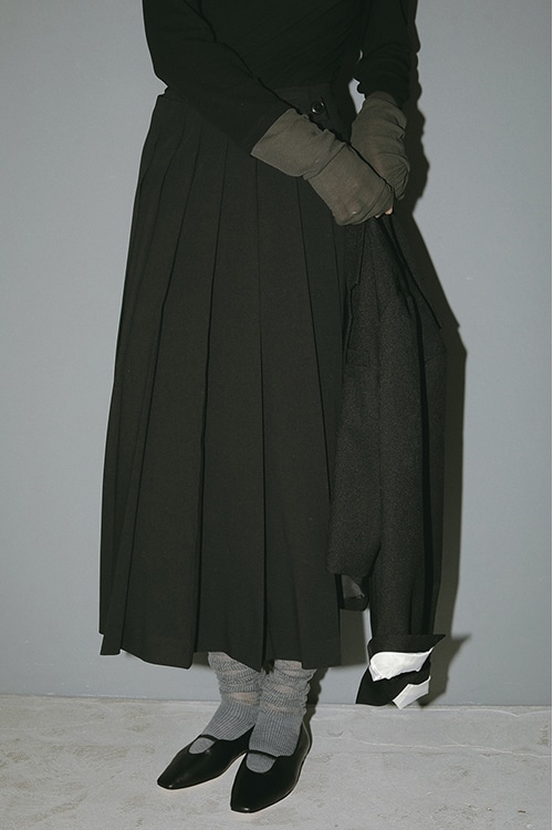 【24AW PRE ORDER】WIDE PLEATS SKIRT