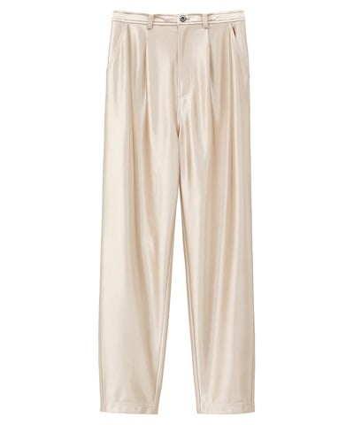 MANOF グリッターテーパードパンツ　ブルー　Sサイズ マノフ MANOF GLITTER TAPERED PANTS （BLUE） - ファッション