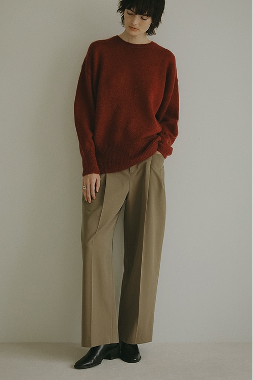 WIDE TUCK PANTS