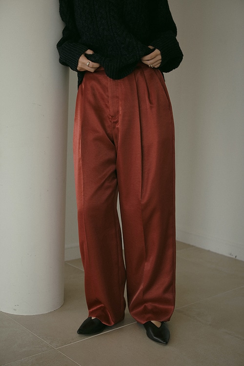 WAIST CLOTH SATIN PANTS