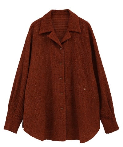 SHIRRING LACE SHIRTS｜TOPS(トップス)｜MANOF OFFICIAL ONLINE