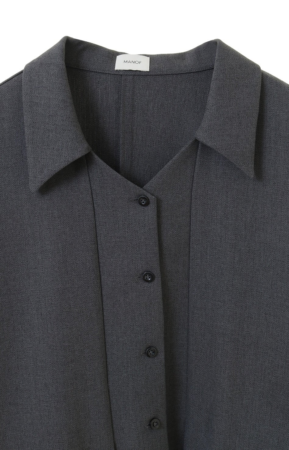 OPEN COLLAR SLIT SHIRTS｜TOPS(トップス)｜MANOF OFFICIAL ONLINE STORE