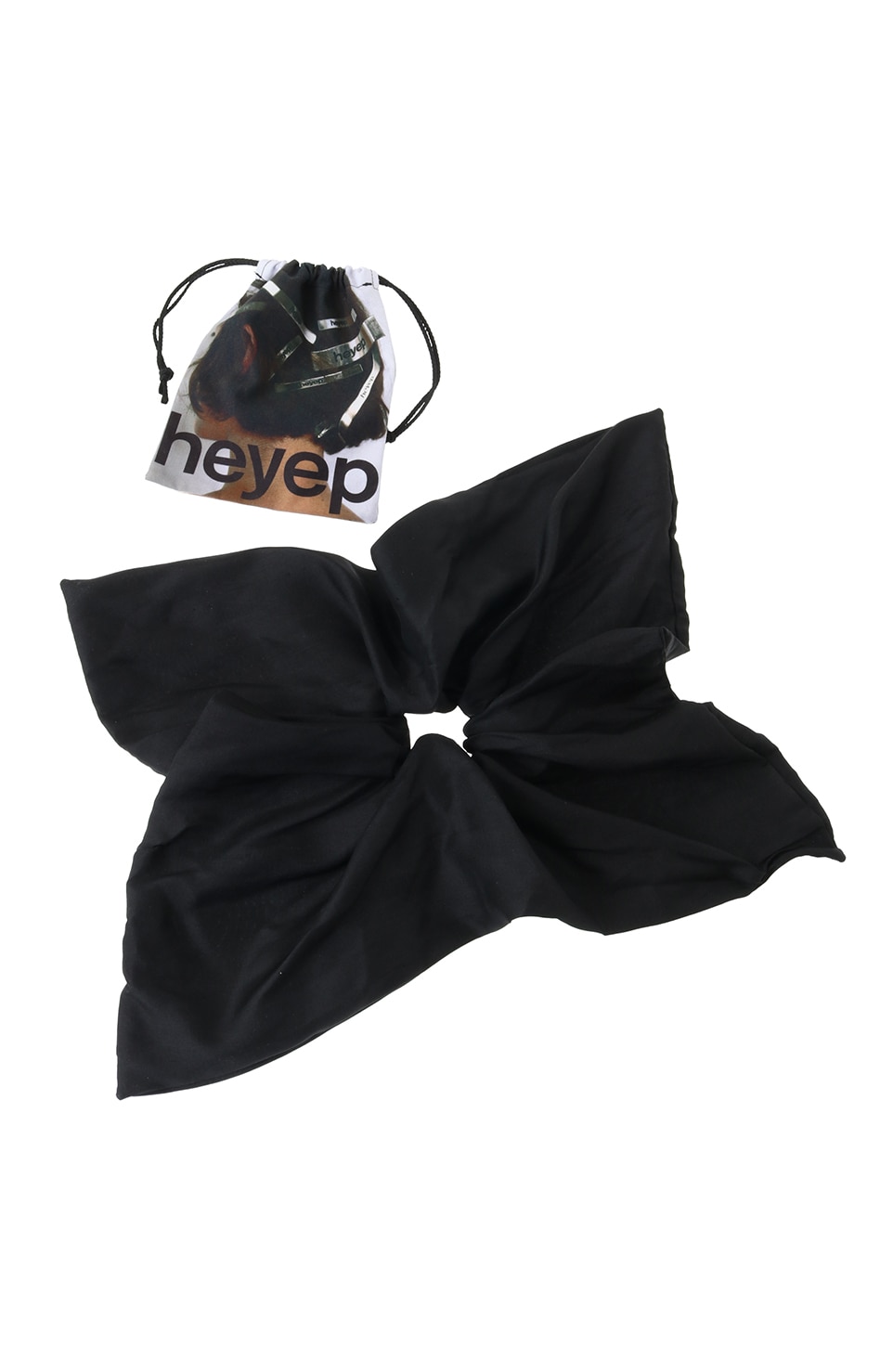 Silk Square Large Scrunchie – heyep