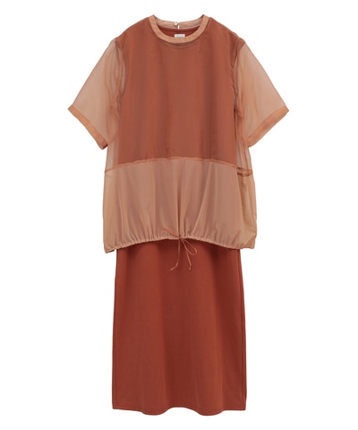 MANOF（マノフ）の「DOUBLE SLEEVE RELAX ONE PIECE（ワンピース