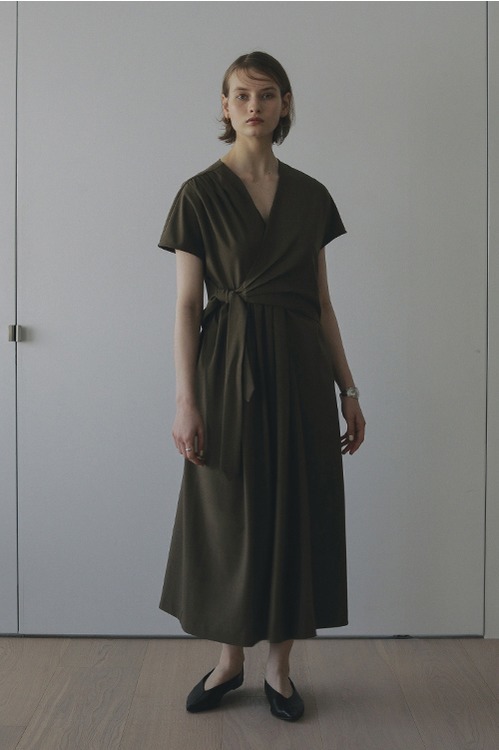 DRAPE LINE DRESS