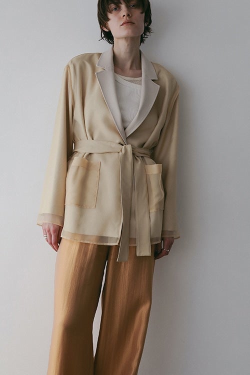 LAYERED SHEER JACKET