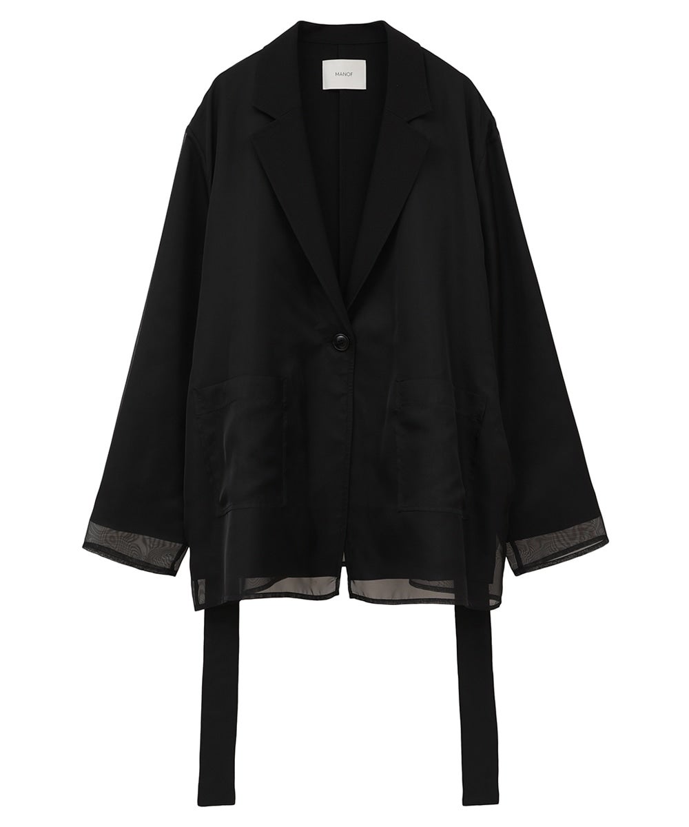 LAYERED SHEER JACKET｜OUTER(アウター)｜MANOF OFFICIAL ONLINE STORE