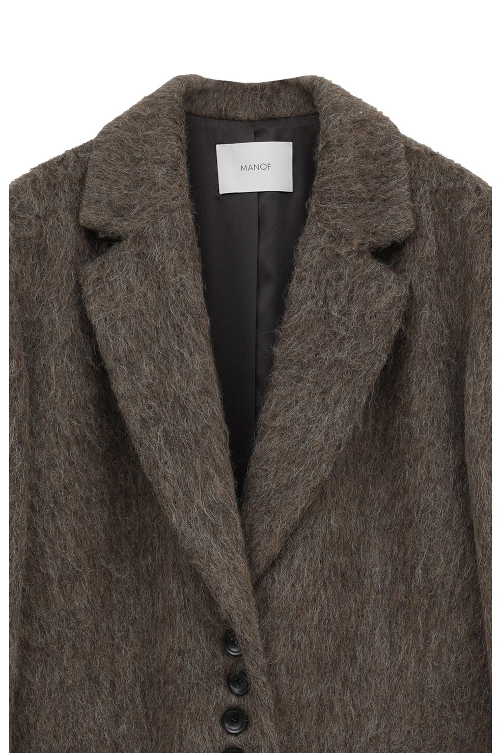 MANOF シャギーコート MANOF SHAGGY COCOON COAT