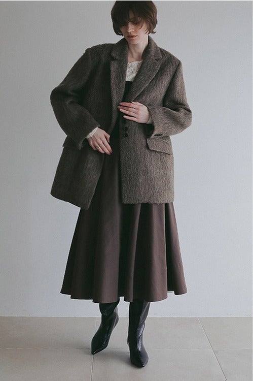 SHAGGY TAILORED OVER JACKET