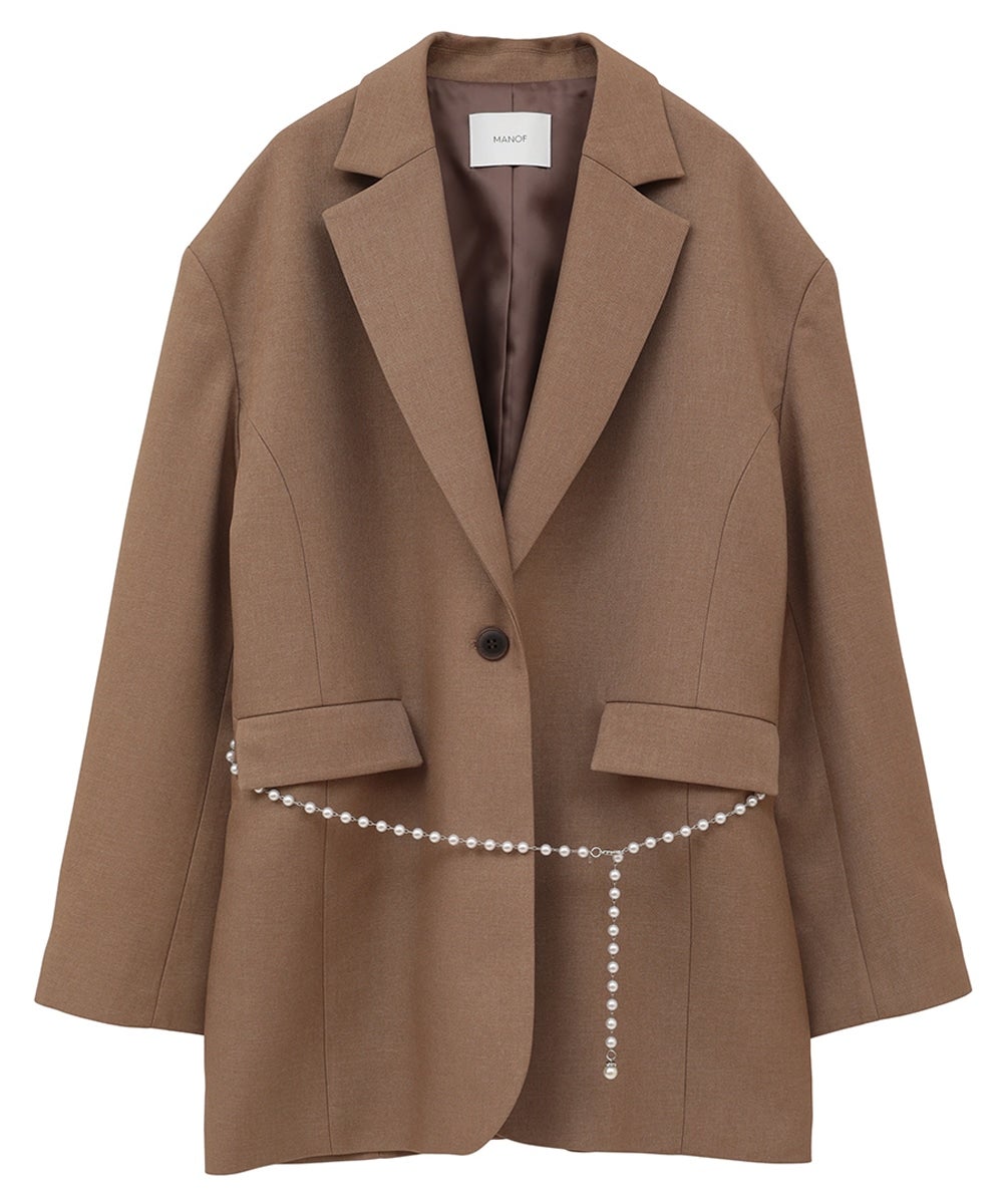値下げ中新品未使用　マノフmanof パールジャケット PEARL BELT JACKET｜OUTER(アウター)｜MANOF OFFICIAL ONLINE STORE