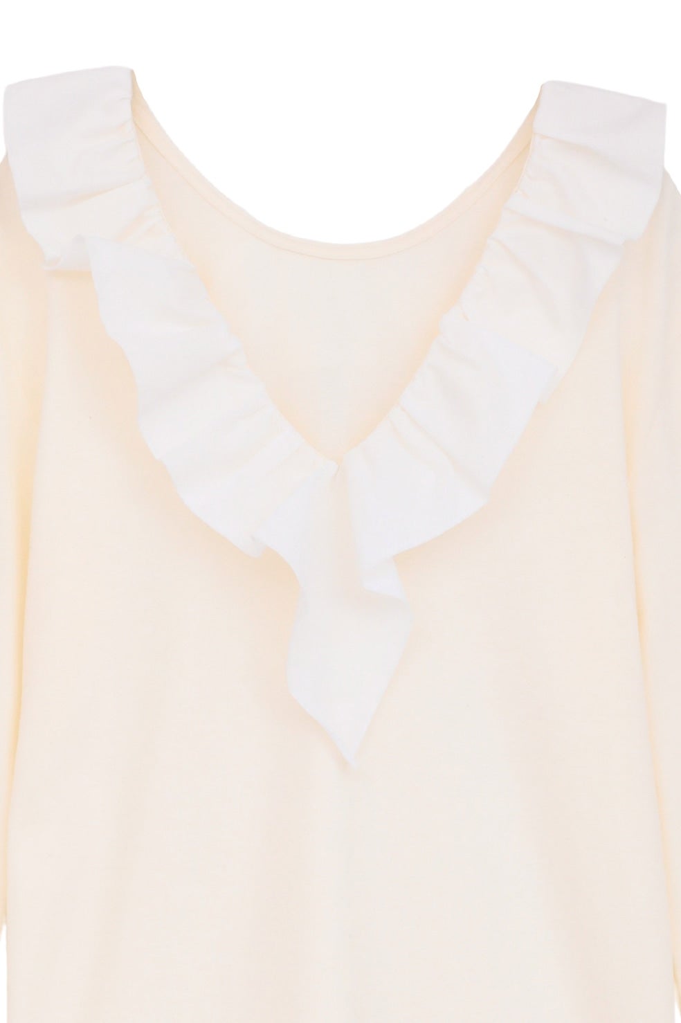 2WAY FRILL NECK CUT TOPS｜TOPS(トップス)｜MANOF OFFICIAL ONLINE STORE