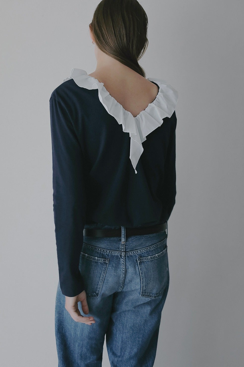 2WAY FRILL NECK CUT TOPS｜TOPS(トップス)｜MANOF OFFICIAL ONLINE STORE