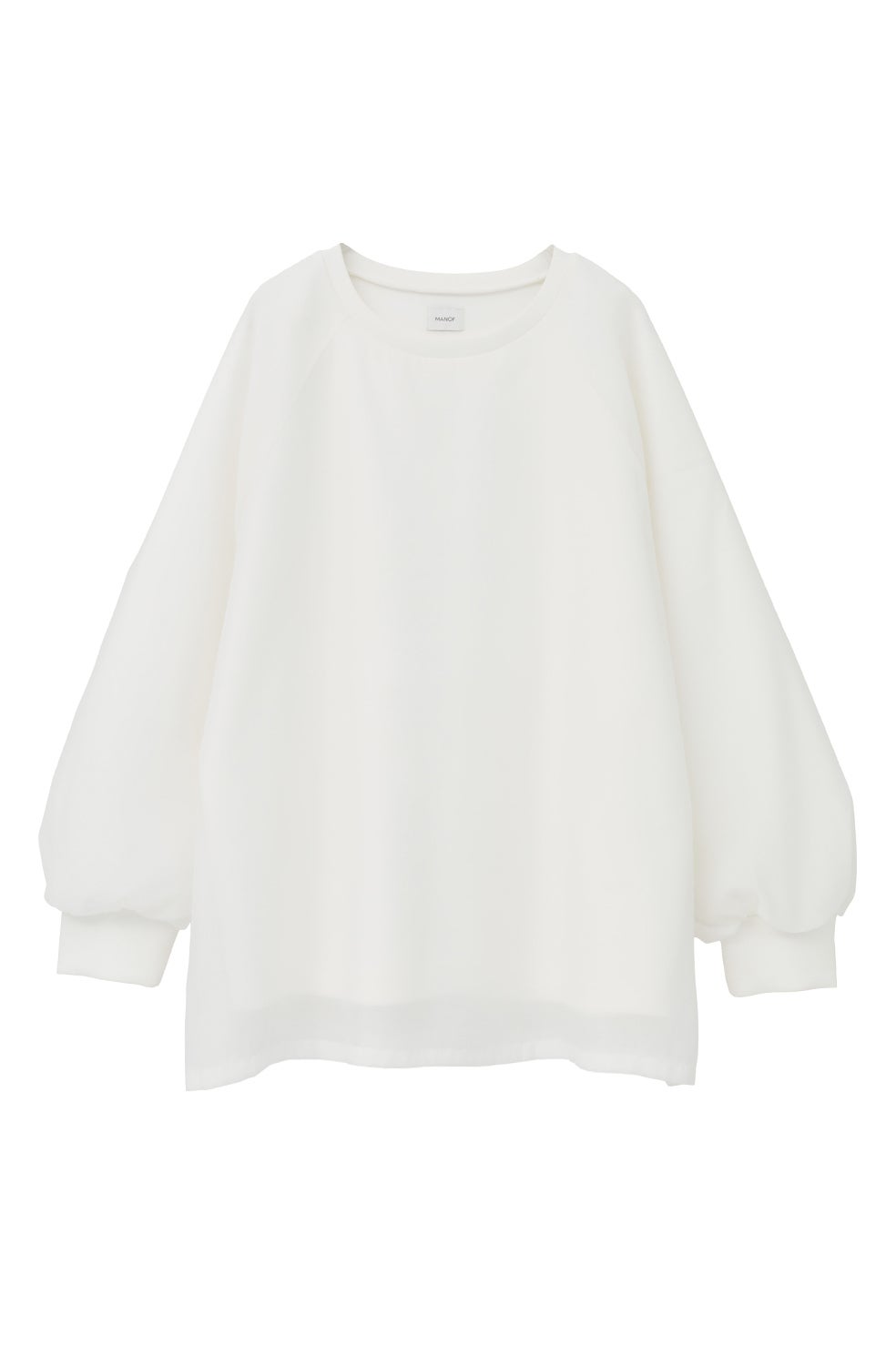 SHEER LAYERED CUT TOPS｜TOPS(トップス)｜MANOF OFFICIAL ONLINE STORE