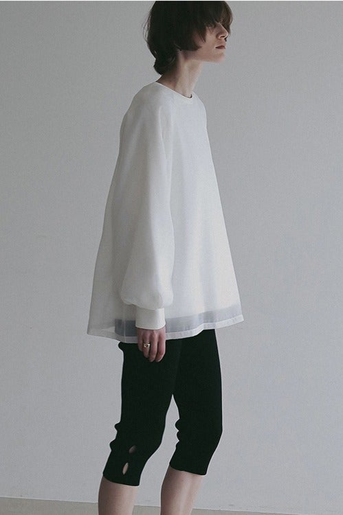 SHEER LAYER CUT TOPS