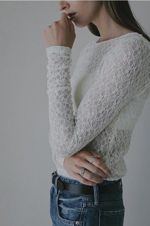 2WAY LACE TOPS