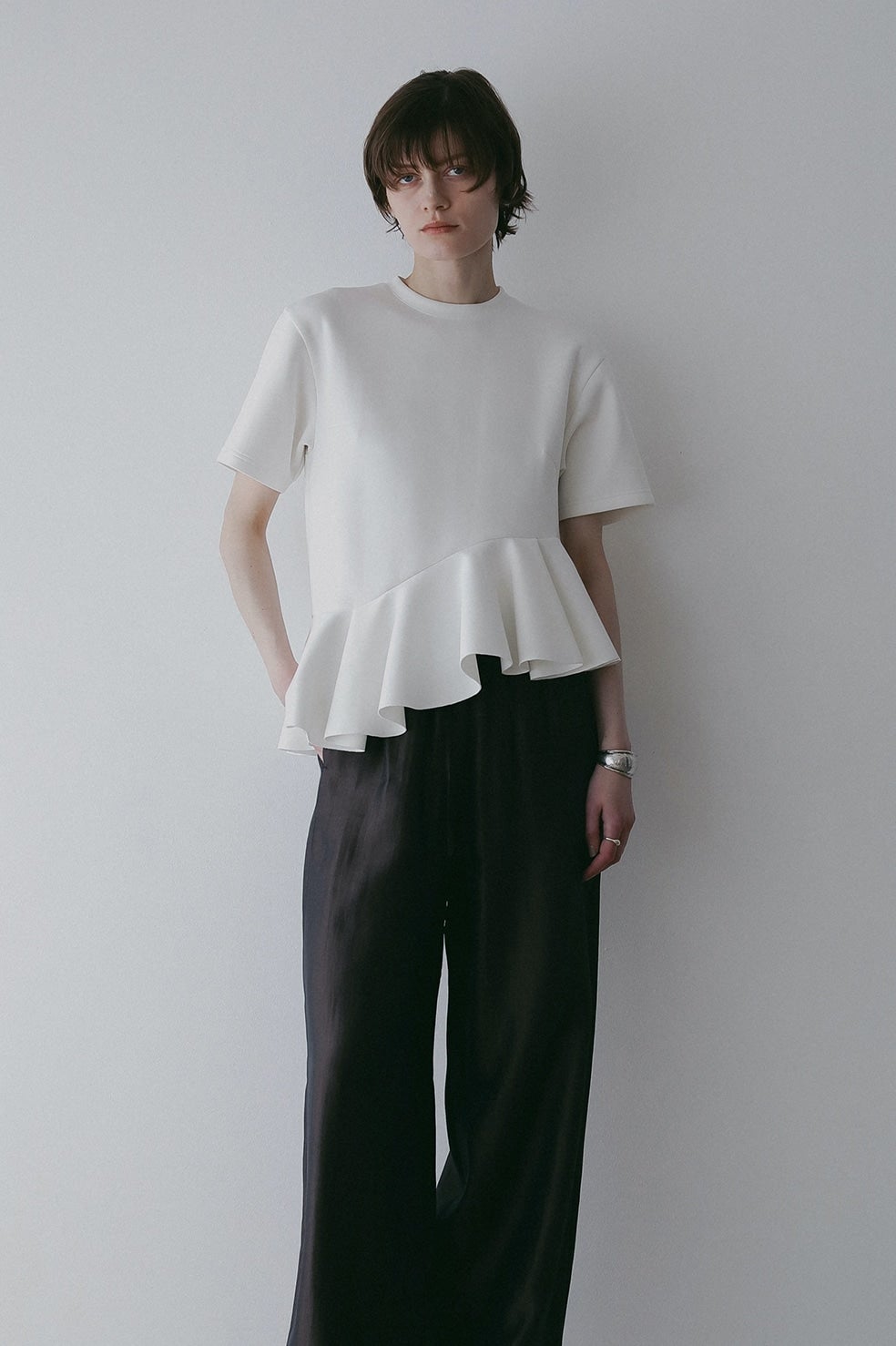 極美品 MANOF マノフ 24SS 完売品 スキッパーニットトップス　黒 UCCiDcmgNRbu.jpg?width=768
