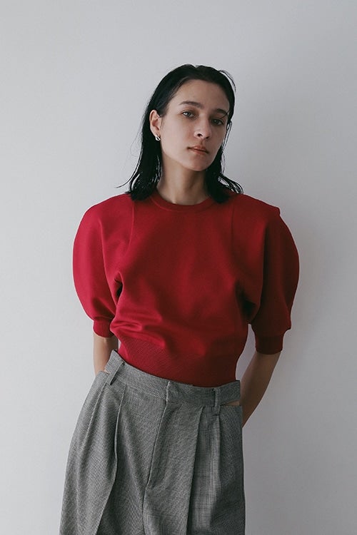CIRCLE SLEEVE KNIT TOPS
