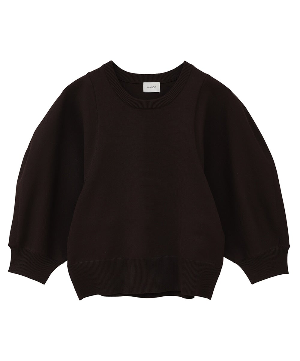 トップス MANOF Knit Tops MANOF (マノフ) LAYERED KNIT TOPS / レイヤードニットトップス