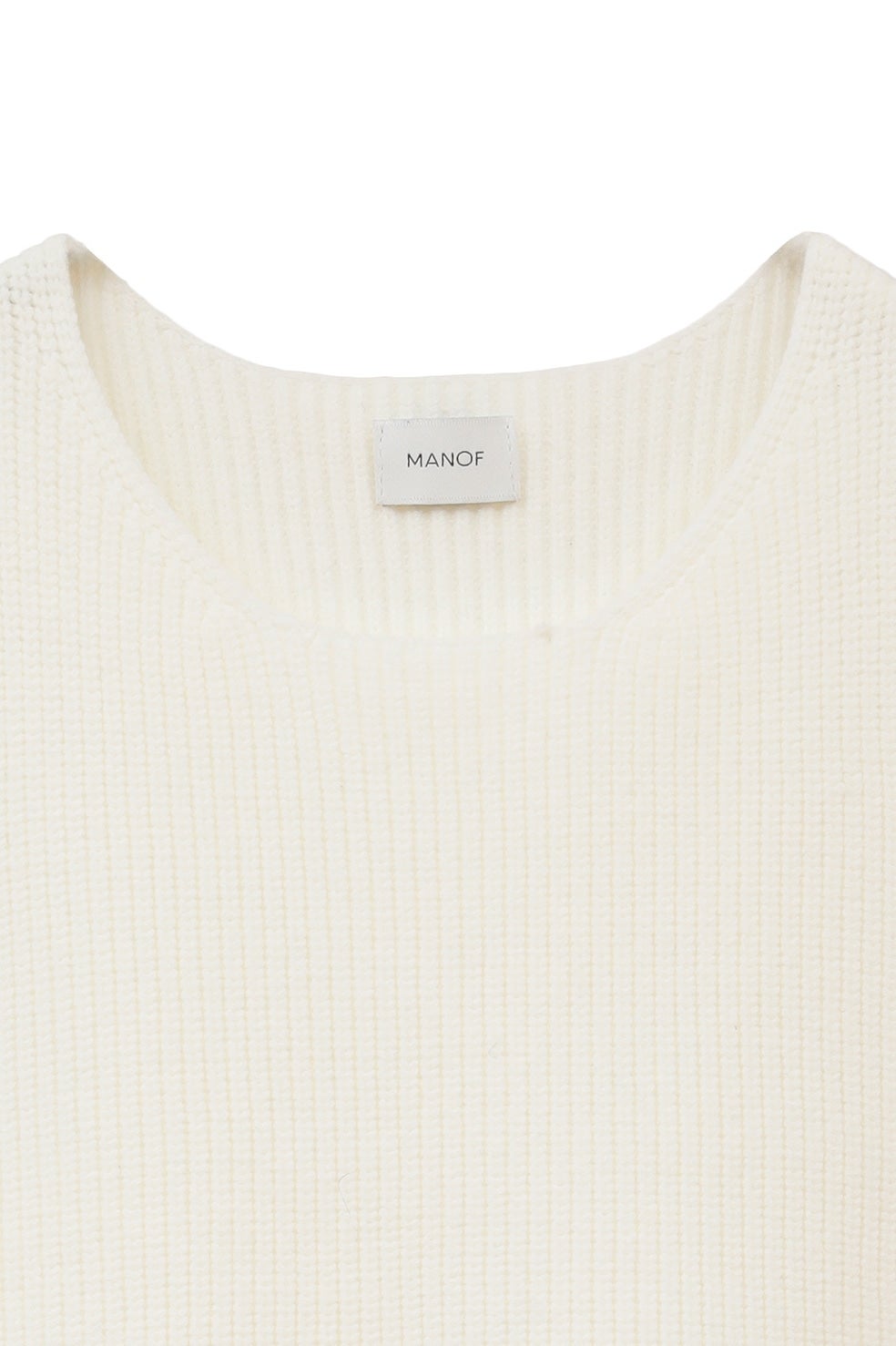 RIB PEPLUM KNIT TOPS｜TOPS(トップス)｜MANOF OFFICIAL ONLINE