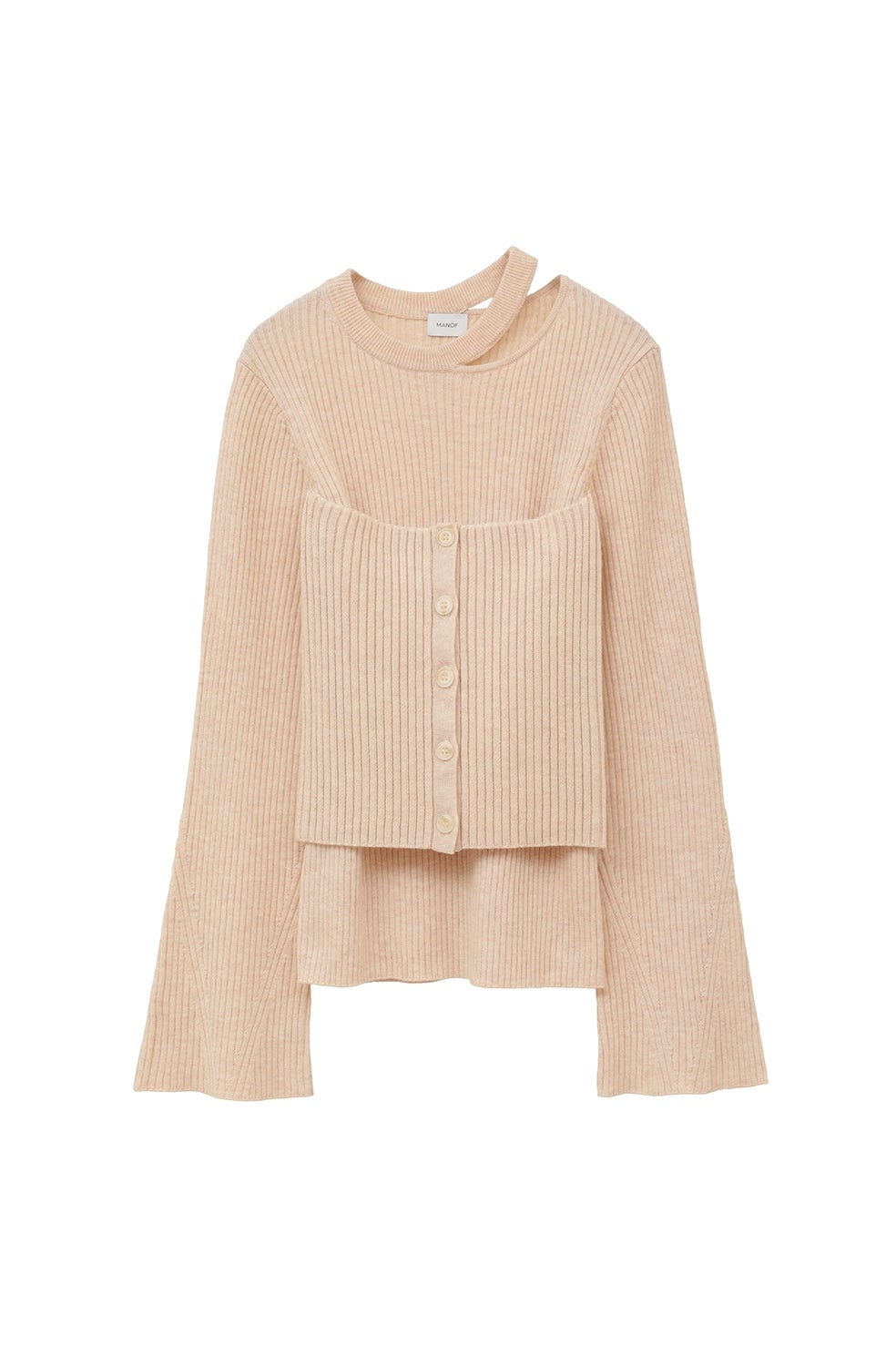 BUSTIER SET RIB KNIT｜TOPS(トップス)｜MANOF OFFICIAL ONLINE STORE