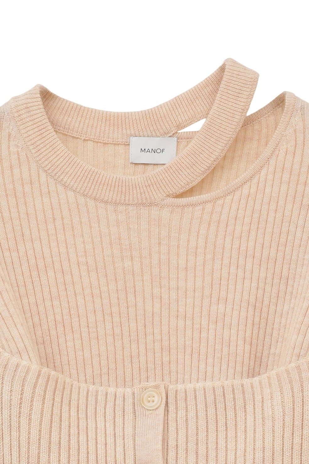 BUSTIER SET RIB KNIT｜TOPS(トップス)｜MANOF OFFICIAL ONLINE STORE