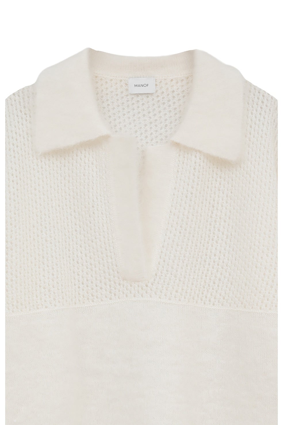 MOHAIR POLO KNIT｜TOPS(トップス)｜MANOF OFFICIAL ONLINE STORE