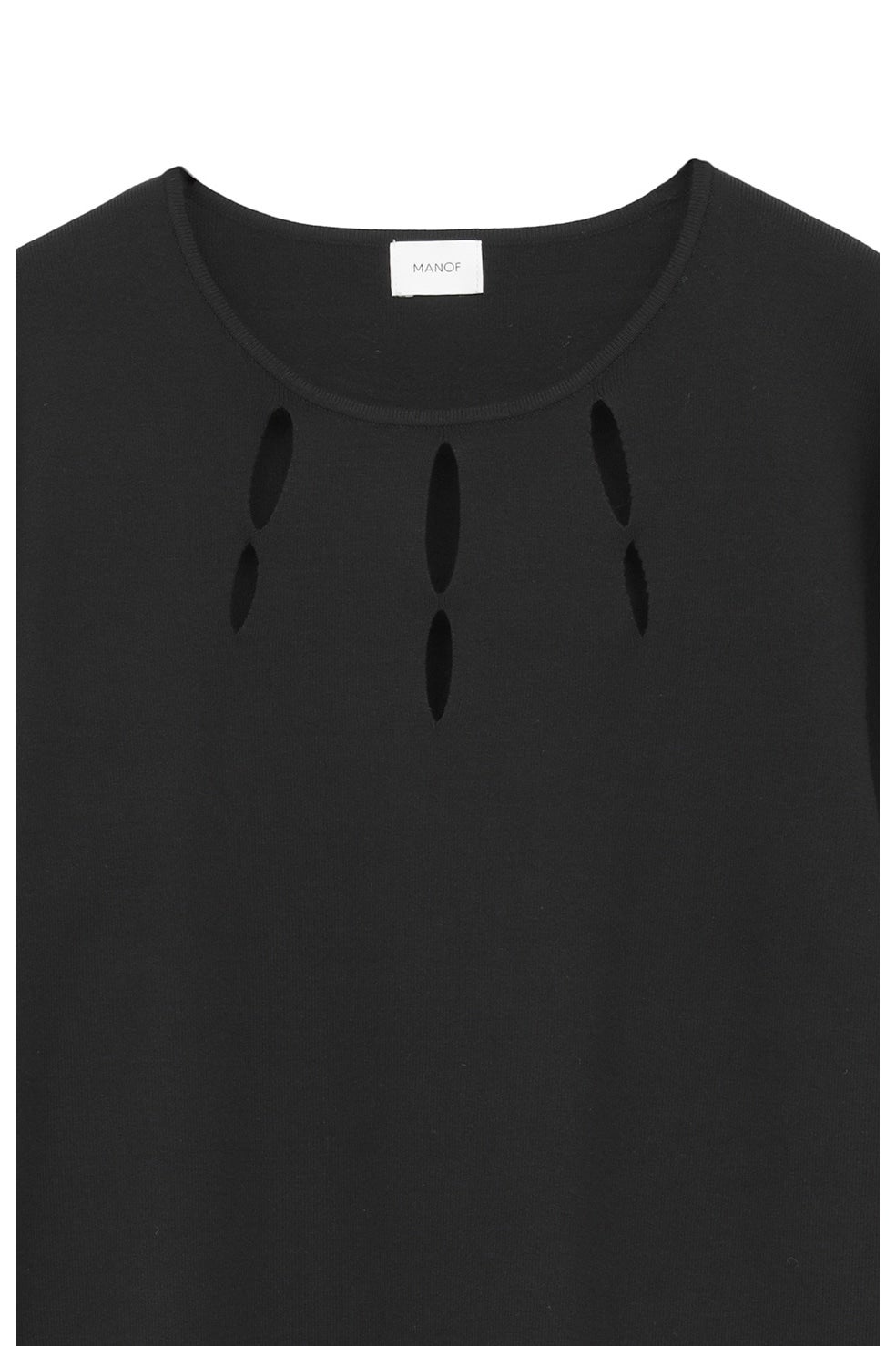 トップス MANOF HOLE KNIT TOPS BLACK HOLE KNIT TOPS｜TOPS(トップス)｜MANOF OFFICIAL ONLINE STORE