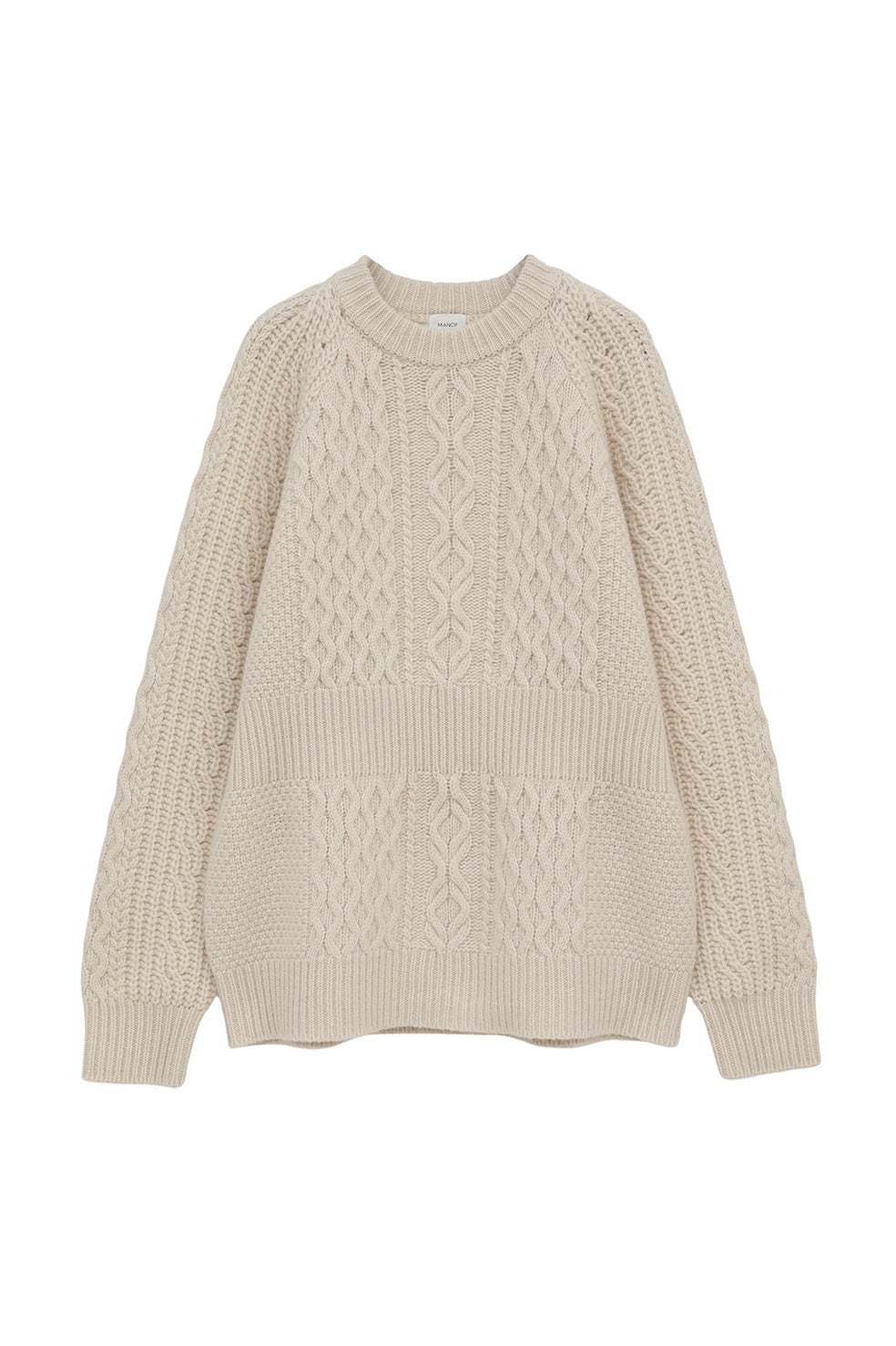 WAIST RIB CABLE KNIT｜TOPS(トップス)｜MANOF OFFICIAL ONLINE STORE