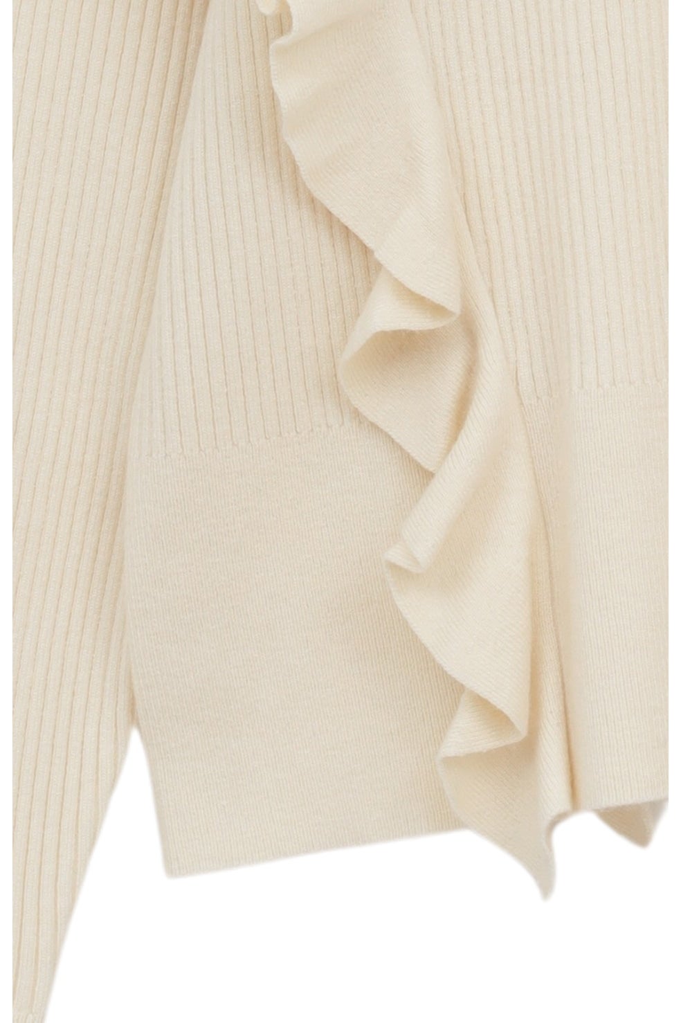 FRILLS RIB KNIT｜TOPS(トップス)｜MANOF OFFICIAL ONLINE STORE