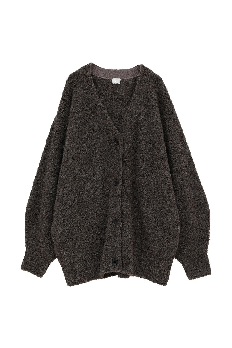 MIX BOUCLE KNIT CARDIGAN｜TOPS(トップス)｜MANOF OFFICIAL ONLINE STORE