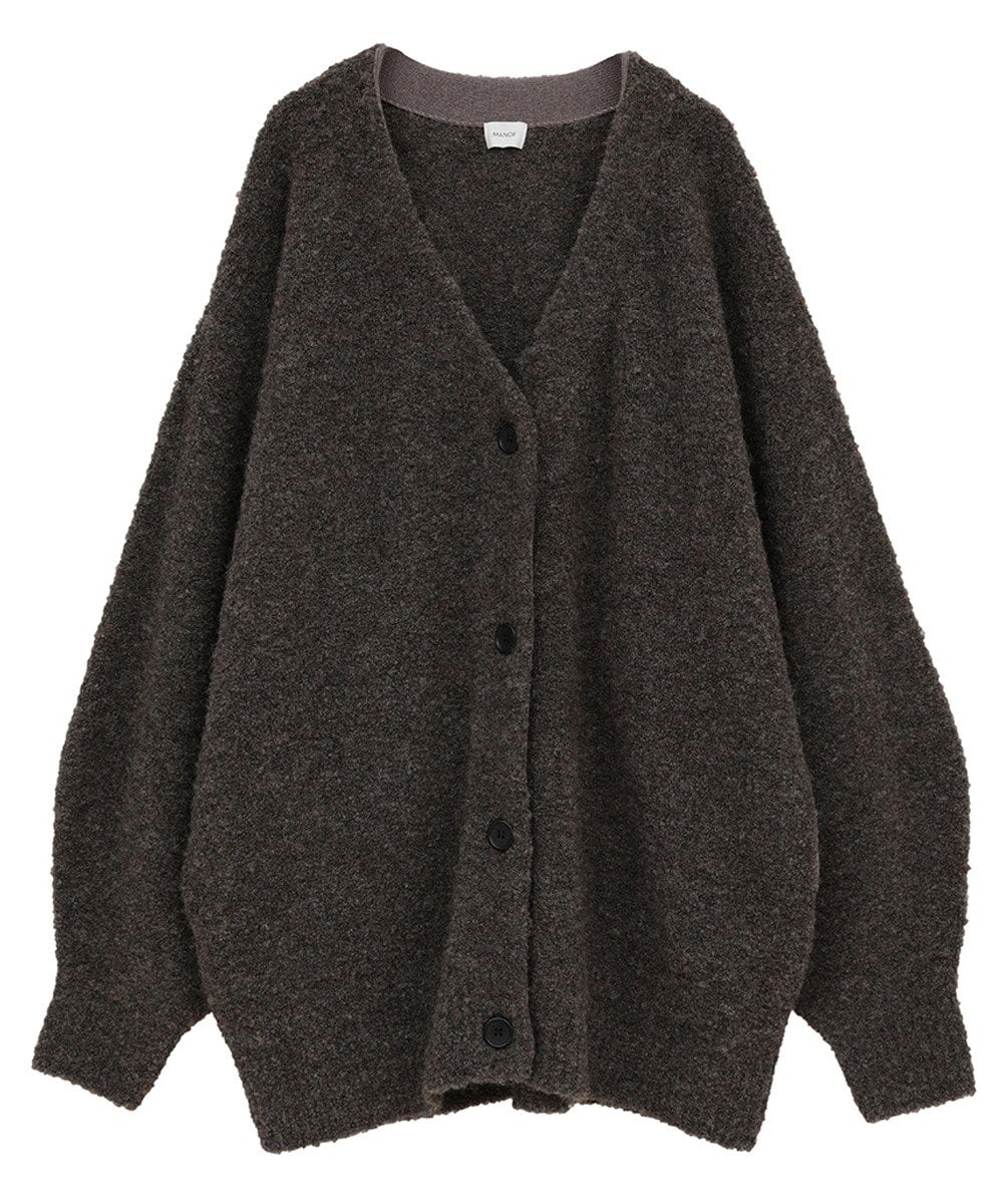 MIX BOUCLE KNIT CARDIGAN｜TOPS(トップス)｜MANOF OFFICIAL ONLINE STORE