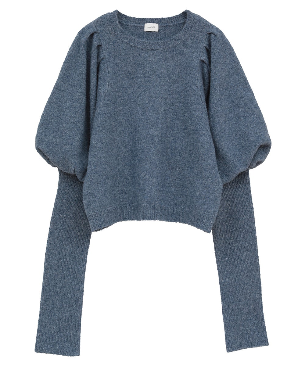 PUFFY SLEEVE KNIT｜TOPS(トップス)｜MANOF OFFICIAL ONLINE STORE