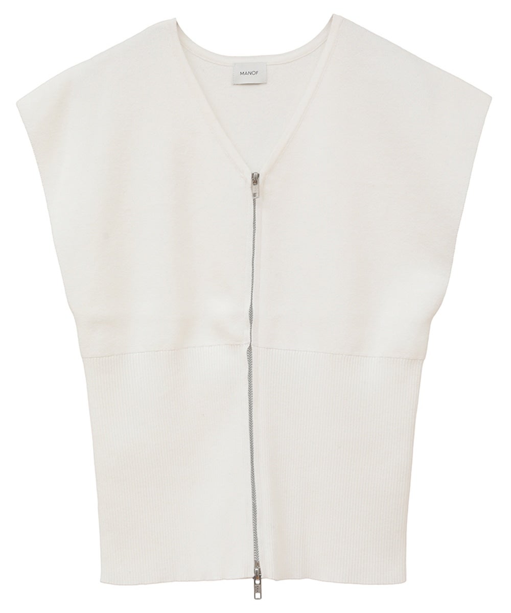 ZIP UP KNIT TOPS｜TOPS(トップス)｜MANOF OFFICIAL ONLINE STORE