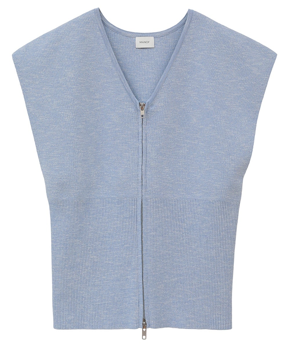 ZIP UP KNIT TOPS｜TOPS(トップス)｜MANOF OFFICIAL ONLINE STORE