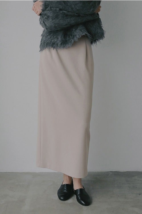 TAPE DETAIL STRAIGHT SKIRT