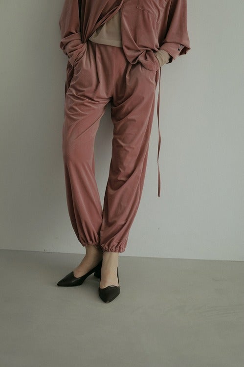 VELOUR 2WAY PANTS