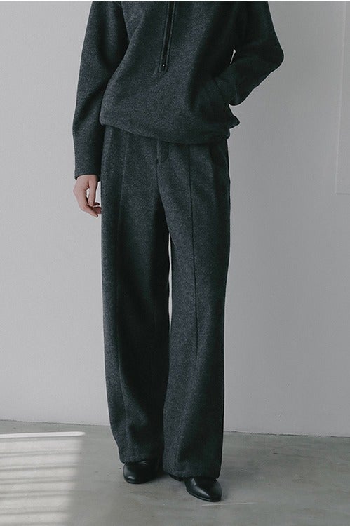 BOUCLE WIDE PANTS