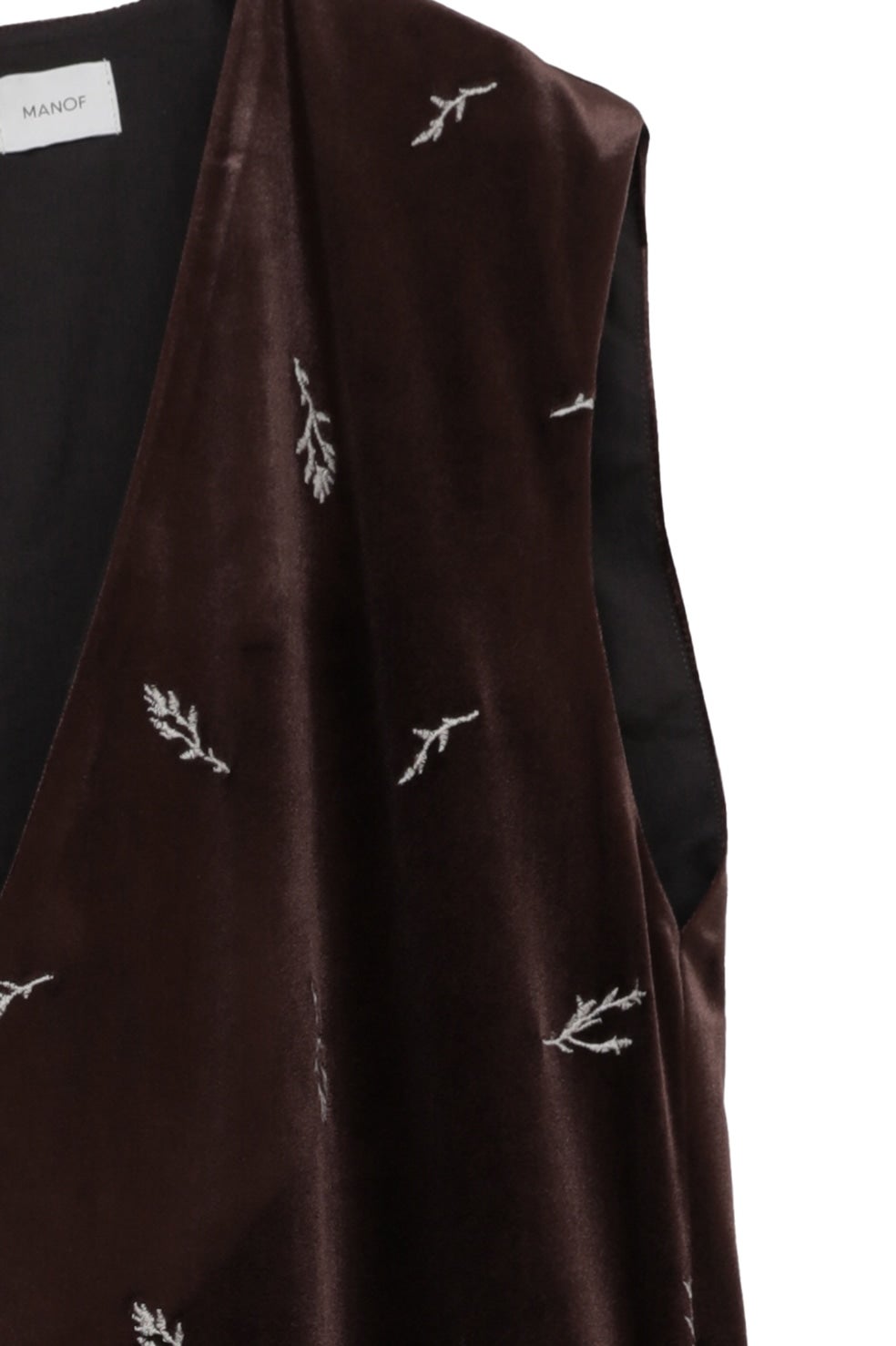【新品】MANOF⭐︎VELOUR EMBROIDERY ALL IN ONE MANOF マノフ “VELOR EMBROIDERY ALL IN ONE” ベロアエンブロ