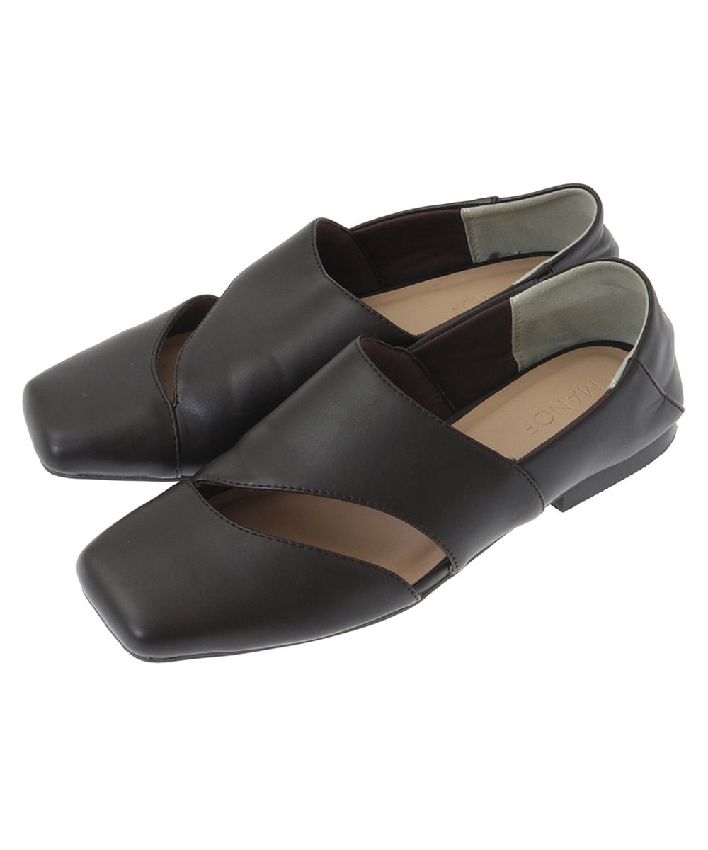 CURVE CUTTING FLAT SHOES｜BAG / SHOES(バッグ/シューズ)｜MANOF