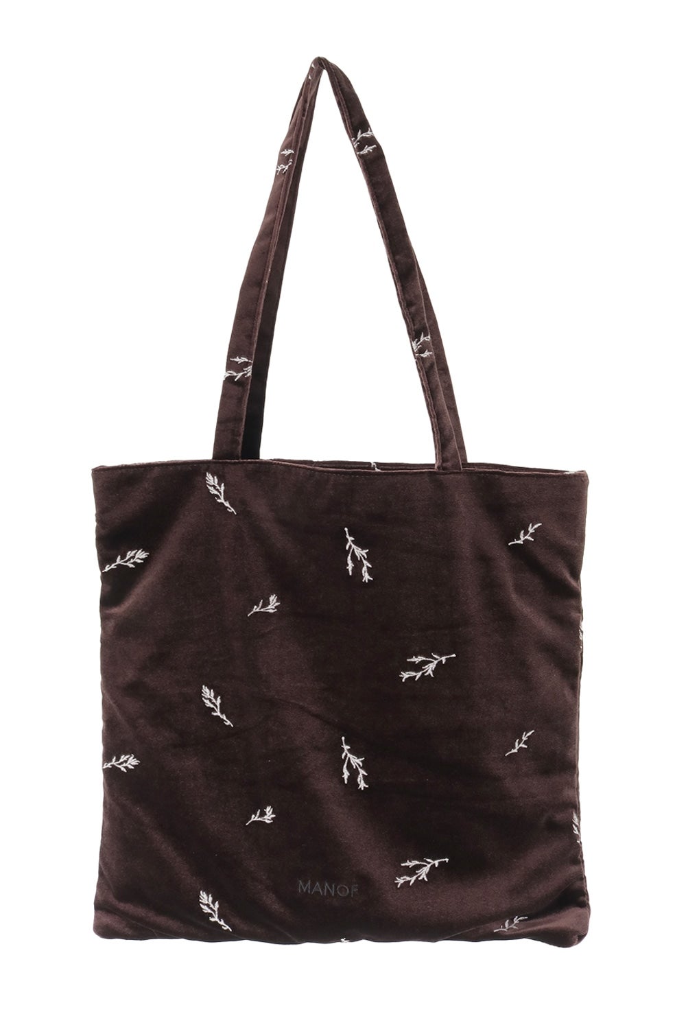 VELOUR EMBROIDERY TOTE BAG｜BAG / SHOES(バッグ/シューズ)｜MANOF