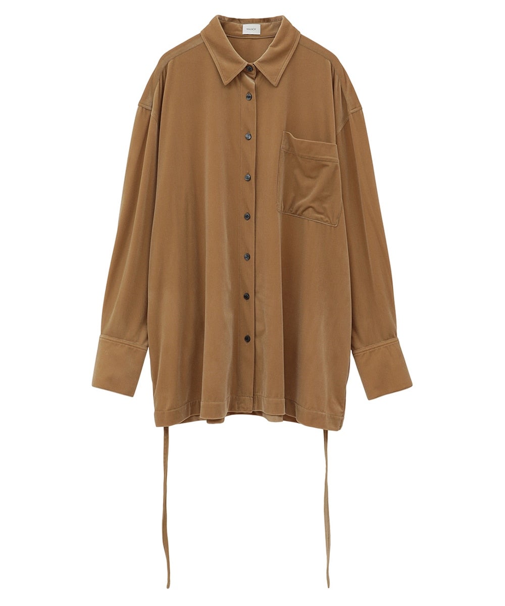 VELOUR OVER SHIRTS｜TOPS(トップス)｜MANOF OFFICIAL ONLINE STORE