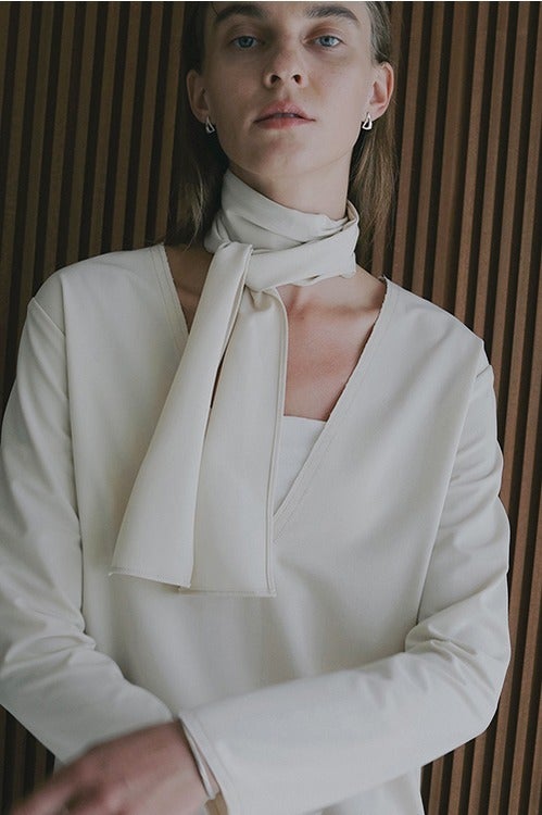 2WAY SCARF T BLOUSE
