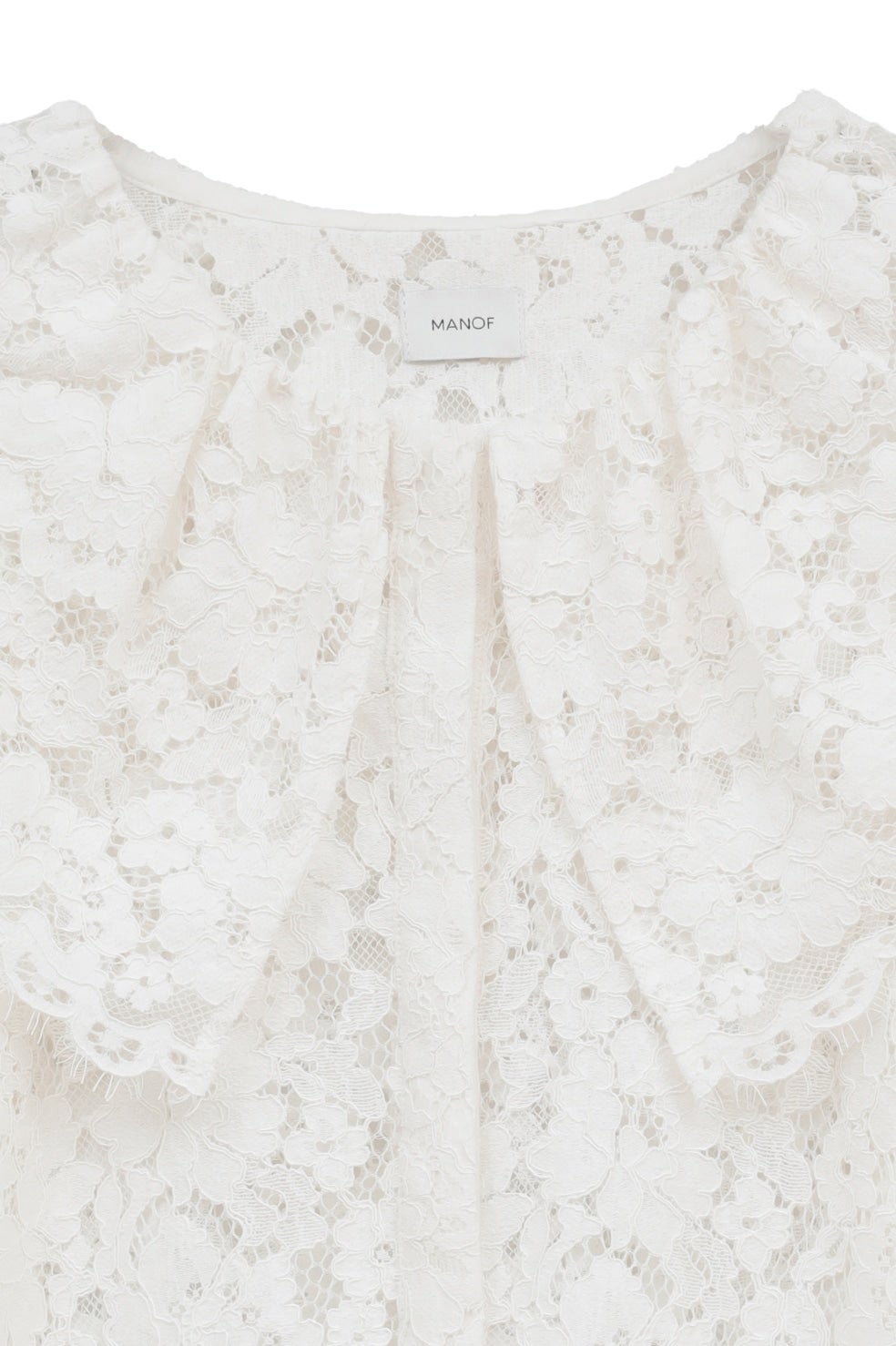 LACE COLLAR SHIRT｜TOPS(トップス)｜MANOF OFFICIAL ONLINE STORE