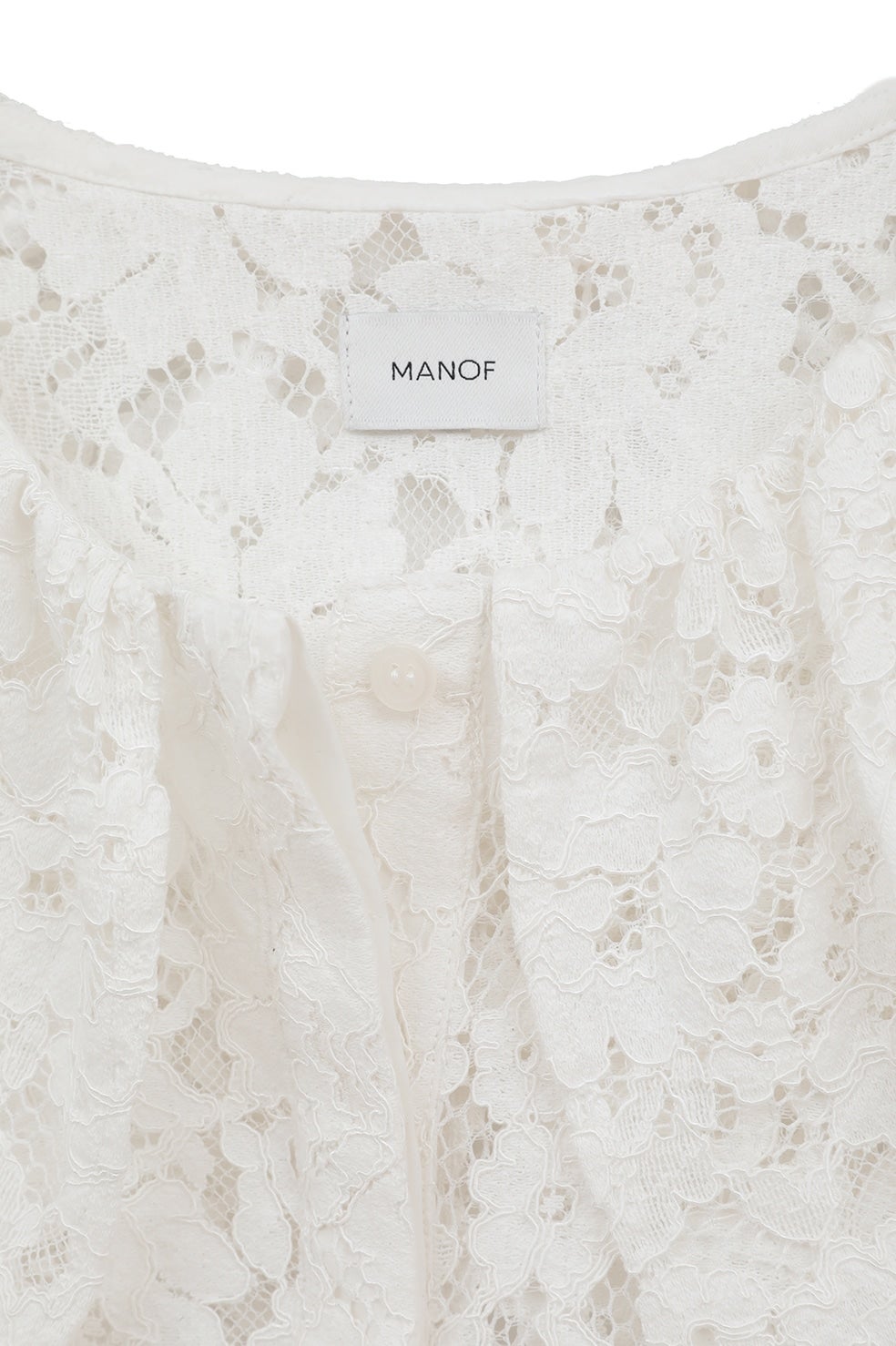 LACE COLLAR SHIRT｜TOPS(トップス)｜MANOF OFFICIAL ONLINE STORE
