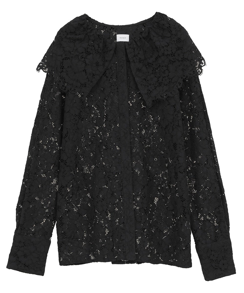 LACE COLLAR SHIRT｜TOPS(トップス)｜MANOF OFFICIAL ONLINE STORE